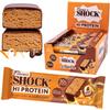 FitnesSHOCK High Protein Bars, 12g Protein, Low Carb, No Added Sugar, Low Calorie 142kcal, 5g collagen, Fiber-Rich, Coffee and Orange Flavor 12x40g