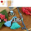 Ghasitaram Gifts Jaiccha Rakhi for Brother Rakhis Online LS24-088- Oxidized Peacock Bhaiya Bhabhi Rakhi with 400 GMS of Soan Papdi view 1