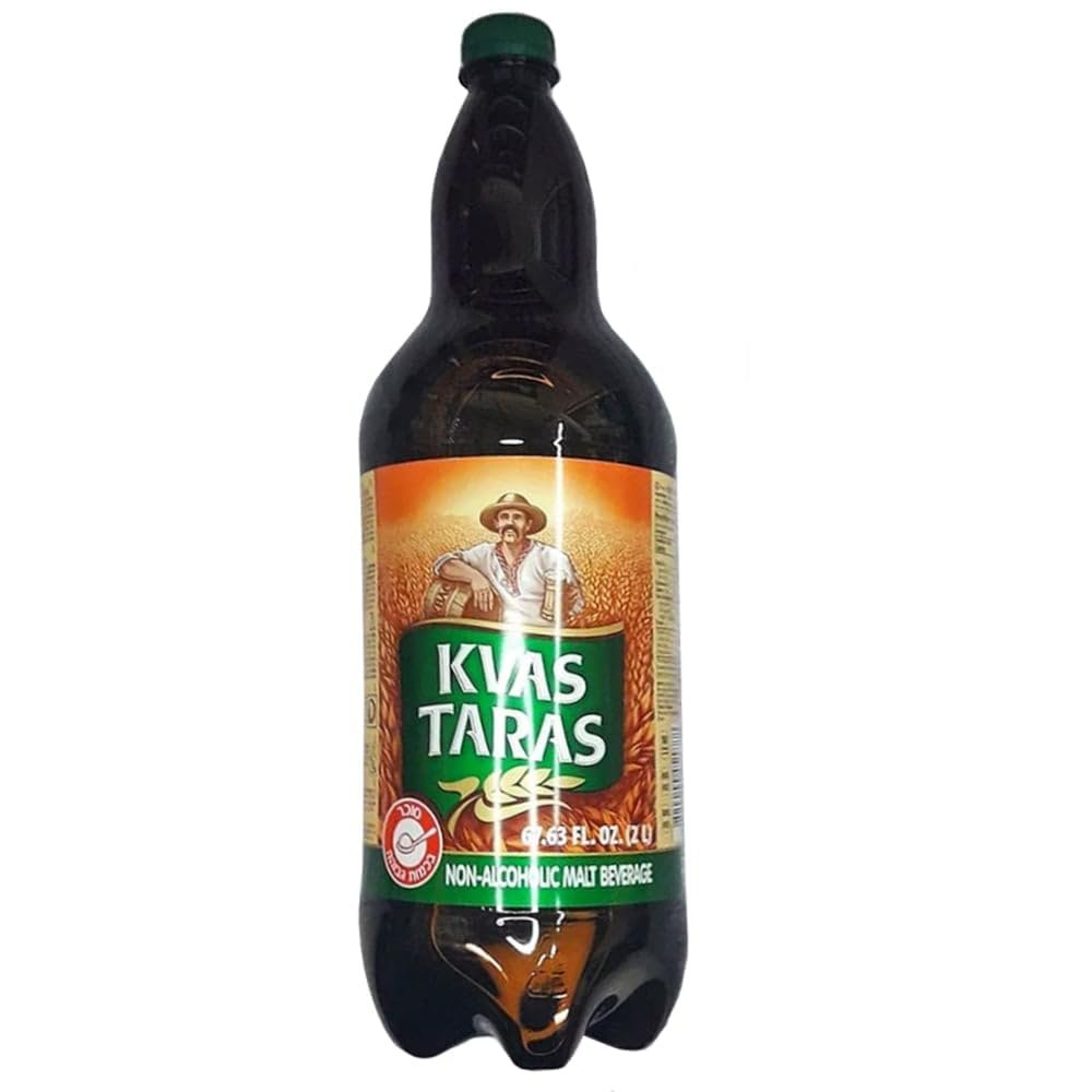 Kvas Taras Malt Beverage Drink Non Alcoholic 2L Pack Of 2
