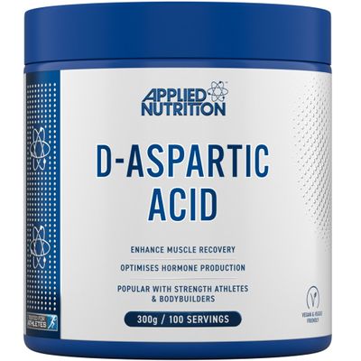 Applied Nutrition D-Aspartic Acid - Natural Booster for Enhanced Performance (300g - 100 Servings)