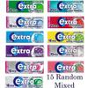 15 x Extra Sugarfree Chewing Gum Packs 10 Pieces - Sugar Free Chewing gum with Sweetners & Flavours (Random Mixed) view 1