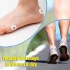 12 Sheet Callus Cushion Soft Felt Callus Pads, Men Women Soreness Relief Soft Adhesive Round Foot Corn Callus Pad Remover Stick Foot Care Cushions for Men Women view 2