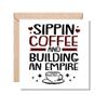 MUGGZ Gift Card for Boss/Manager - Sippin Coffee and Building an Empire - Giftset - Made in The UK view 1