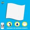 Flash Extra Large Kitchen Rolls - 12 Rolls, 3-Ply Strength, 100 Sheets/Roll, Super Absorbent & Strong, FSC Certified, Made in The UK, Perfect for Cleaning & Spills, Biodegradable view 2