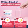 Ultra Lyte Magnesium Glycinate Powder with Trace Minerals 180g  Vegan & Gluten-Free Flavoured Magnesium Supplement  For Sleep Aid, Stress Relief & Muscle Relaxation  60 Servings (180g, Mixed Berry) view 3