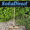 18-Inch Wide Coco Broom with Wooden Handle - Soft Bristle Indoor Sweeping Broom for Home, Kitchen, Hardwood Floors - Natural Coconut Fibre Bristles - Eco-Friendly Floor Brush view 2