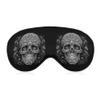 Skull Head Portrays A Detailed Human Skull Sleep Mask with Adjustable Strap, Comfortable Soft Eye Mask Sleeping Aid, Light-Blocking Eye Masks view 1