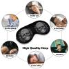 Skull Head Portrays A Detailed Human Skull Sleep Mask with Adjustable Strap, Comfortable Soft Eye Mask Sleeping Aid, Light-Blocking Eye Masks view 4