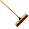 16-Inch Wide Coco Broom with Wooden Handle - Soft Bristle Indoor Sweeping Broom for Home, Kitchen, Hardwood Floors - Natural Coconut Fibre Bristles - Eco-Friendly Floor Brush view 1