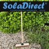 16-Inch Wide Coco Broom with Wooden Handle - Soft Bristle Indoor Sweeping Broom for Home, Kitchen, Hardwood Floors - Natural Coconut Fibre Bristles - Eco-Friendly Floor Brush view 2