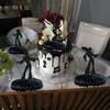 Gyufise 8Pcs 70's Disco Party Decorations 70s Disco Dancing Honeycomb Table Centerpiece Black Glitter 80's Disco Dancer Table Toppers Honeycomb Centerpieces for Music Theme Birthday Party Supplies view 4
