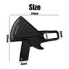 1 Pc Fat Card Holder, Skin Fold Caliper, Body Fat Measuring Ruler, Fat Percentage Measuring Ruler, Volume Measuring Ruler, Skin Tester, Body Fat Counter (Black) view 2