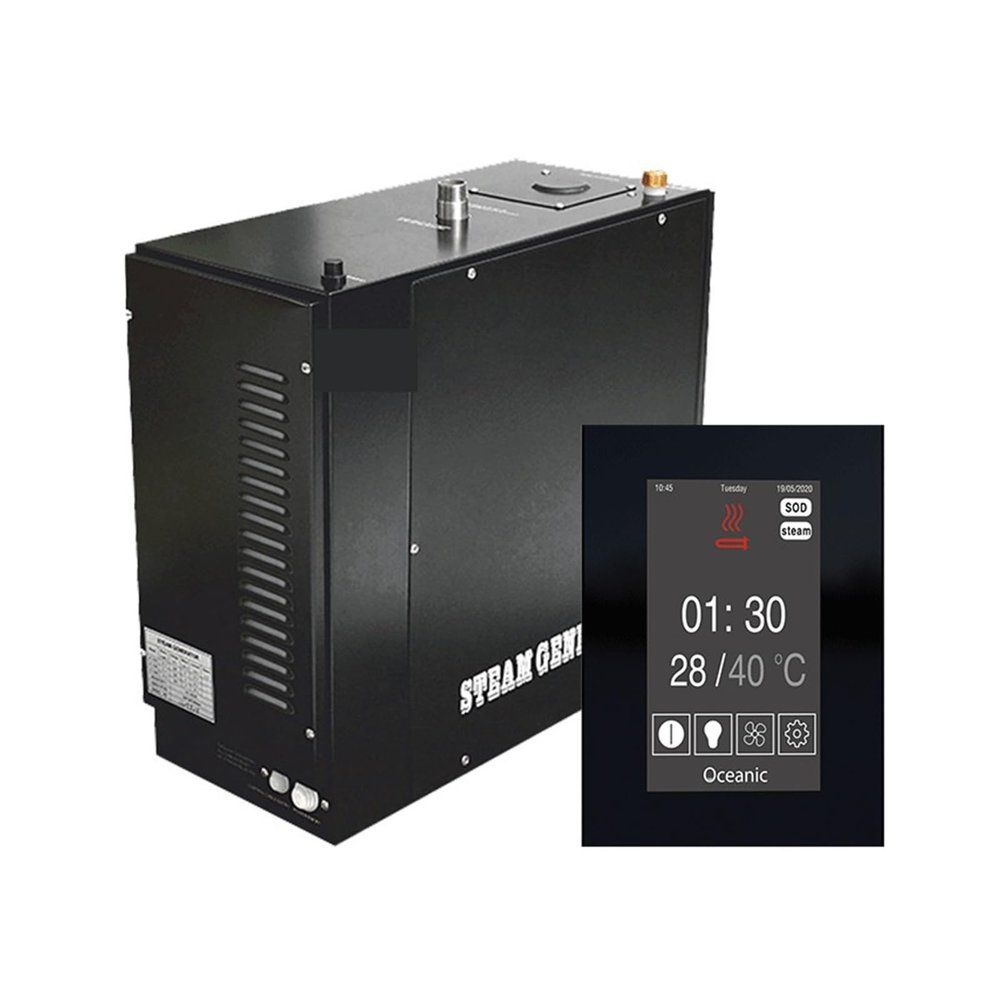 Home Sauna Steam Generator 12kw Sauna Steam Bath Generator,Mechanical Sauna Equipment Steam Generator for Relaxation, with Remote Control
