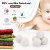 Wool Dryer Balls, Reusable Natural Fabric Softener Ball, Chemical-Free, No Lint, Laundry Balls for Baby Clothes, Dryer, Anti Static, Reduces Wrinkles view 2