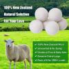 Wool Dryer Balls, Reusable Natural Fabric Softener Ball, Chemical-Free, No Lint, Laundry Balls for Baby Clothes, Dryer, Anti Static, Reduces Wrinkles view 3