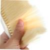minkissy Cleaning Brush Whisk Duster Hand Broom Soft Bristles and Long Beech Handle for Windows Doors Bed Bench Counter Carpets Sofas Hard to Reach Areas Multi Use Household Tool view 3