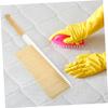 minkissy Cleaning Brush Whisk Duster Hand Broom Soft Bristles and Long Beech Handle for Windows Doors Bed Bench Counter Carpets Sofas Hard to Reach Areas Multi Use Household Tool view 4