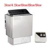 Sauna Steam Generator, 9kw Sauna Heater Sauna Steam Generator, Home Use Heating Furnace Room Dry Equipment with Controller(4.5kw,Knob Remote Control) view 2