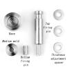Rainorning Food Grade 304 Stainless Steel Manual Tablet Press Machine, Household Mold Panax Notoginseng Powder Chinese & Western Medicine Powder Automatic Self-Preparation Tablets (12mm) view 4