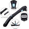 Back Hair Shaver, Mens Electric Do-it-Yourself Long Handle Back Hair Shaver, 180 Degrees Foldable & Cordless Design for Men Shaving Groomer Trimmer view 2