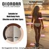 DIOROAR Crystal Hair Eraser for Women,Upgraded Painless Crystal Hair Remover Diamond,Effective Nano Glass Hair Removal Stone Exfoliation without Shaver,Natural Epilator for Silky Skin(Olive Green) view 3