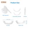 2 Pcs False Teeth Sets Instant Perfect Smile Dentures Temporary Tooth Repair Kit, Fake Braces for Teeth Snap on Teeth Veneers One Size for Missing Or Broken Teeth view 3