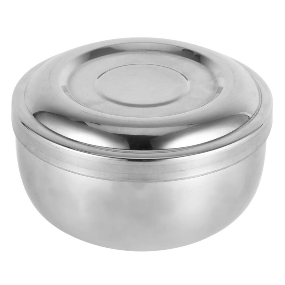 FMGKSDF Stainless Steel Shaving Bowl Mug Men Shaving Brush Soap Baber Beard Cleaning Shaving Brush Cleaning Bowl Shaving