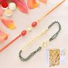 Ghasitaram Gifts Jaiccha Rakhi for Brother Rakhis Online Rmj- 4512 Bhaiya Bhabhi Rakhis with 400 GMS of Soan Papdi view 1