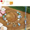 Ghasitaram Gifts Jaiccha Rakhi for Brother Rakhis Online BRS24-027- Evil Eye Tree of Life Bhaiya Bhabhi Rakhi with 400 GMS of Besan Barfi view 1