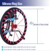 1 Pair 22/24 Inch Wheel Chair Rear Wheel Cover Protective Sleeve Wheelchair Push Rim Covers Wheelchair Rear Wheel,B,24in view 2