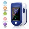 TradeProvider Finger Pulse Oximeter SpO2 Blood Oxygen Saturation & Heart Rate Monitor, OLED Display, Includes Case, Lanyard & 2AAA Batteries, Portable Fingertip Sensor for Home, NHS, Sports, Travel view 2