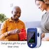 TradeProvider Finger Pulse Oximeter SpO2 Blood Oxygen Saturation & Heart Rate Monitor, OLED Display, Includes Case, Lanyard & 2AAA Batteries, Portable Fingertip Sensor for Home, NHS, Sports, Travel view 4