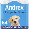 Andrex Toilet Roll - Classic Clean Toilet Paper, 54 Toilet Rolls view 1