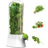 Herb Storage Saver, Herb Keeper for Refrigerator, Herb Saver Pod, Cilantro Containers, Fresh Herb Keeper for Cilantro, Parsley, Asparagus, for Vegetables Asparagus Coriander Mint Cilantro (1ps) view 1