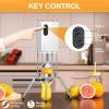 Electric Citrus Juice Extractor Peel Separated Design, Manual Juicer Commercial Citrus Juicer 1001mL-1500mL 50 x 30 x 30 cm view 2