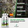 30,000MG Olive Leaf Extract 40% Oleuropein (Maximum MG on Amazon) Wild Grown Spain Ultra-Premium Grade Olive Leaf Extract Capsules - Olive Leaf Supplement 60 Vegan Capsules view 2