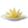 12 x Luxury Folded Cream Napkins. Disposable Linen Feel Soft 3 Ply Paper Star Serviettes. Dinner Party Wedding Table Restaurant Large Elegant Stylish 40 x 60cm (16 x 24 inch) view 1