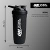 Optimum Nutrition Reforce Steel Smartshake, Durable Food-Grade Stainless Steel Protein Shaker Bottle, BPA Free Bottle with Leak-Proof Flip-to-Cap, Easy to Carry Smart Shaker for Protein Shakes, 900 ml view 2