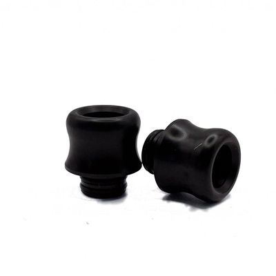 2-Pack Super Wide 510 DTL Black Drip Tips Compatible with Aspire,Voopoo,Smok, Geekvape All 510 Vapes