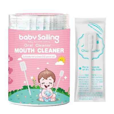 30 Baby Oral Cleaner - Baby Gauze Tongue Cleaner, Baby Tongue Cleaner Ne-wborn, Soft Oral Cleaning Stick, Baby Toothbrush Cleaner, I-nfant Tongue Cleaner, Baby Mouth Cleaning Stick