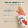 Freja Collagen Protein Shake | Strawberry | Natural Bone Broth Powder | Dairy & Gluten Free | 300g (12 Servings) view 2