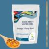 Cod Liver Oil 1000mg High Strength Cod 60 Capsules: Vitamin A, D3, Omega 3 EPA DHA Fish Oil - UK-Made Health Vitamins & Supplements view 2