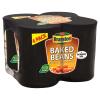 Brannston Baked Beans 4 x 410g - The Classic Bakes Beans Are Naturally High In Fibre And High In Protein - Pack of 2 x 4 x 410g view 2