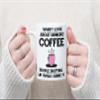 What I Love About Coffee Mug Coaster Gift Set Funny Joke Rude Coffee Lovers Birthday Gift view 4