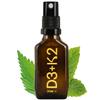 High Strength Vitamin D3 K2 Oral Spray - D3 3000iu and K2 150ug (MK7) - Vegan, Fast Absorption Vitamin D Supplement Made in The UK - Peppermint 30ml view 1