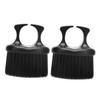Beaupretty 2pcs Men's Soft Bristle Shaving Brush Barber Shop Beard Brush for Men Hair Cleaning Tool view 1