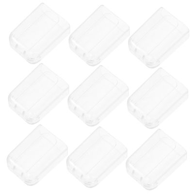 HAPINARY Toothbrush Covers Easy to Install and Remove PC Material 20pcs Visibility of Brush Head Cleanliness for Electric Toothbrush Heads for Bathroom and Travel Use