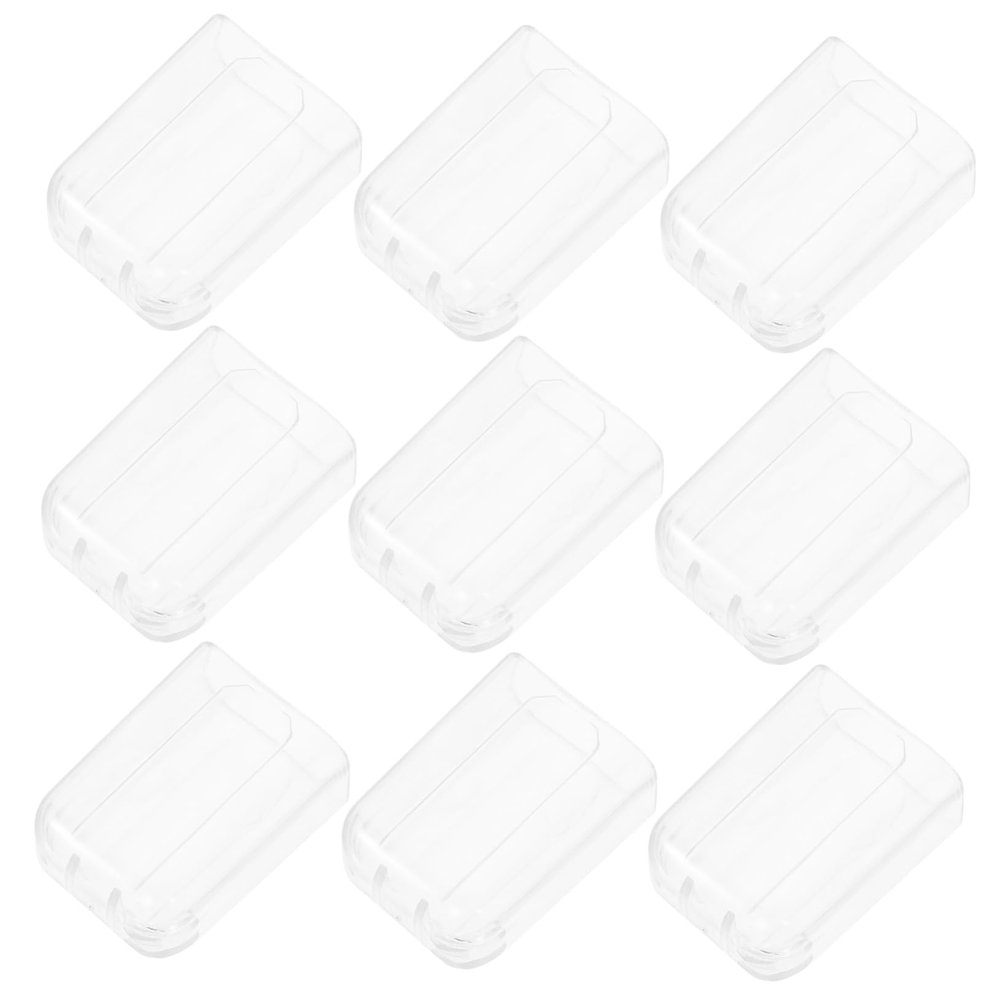 HAPINARY Toothbrush Covers Easy to Install and Remove PC Material 20pcs Visibility of Brush Head Cleanliness for Electric Toothbrush Heads for Bathroom and Travel Use