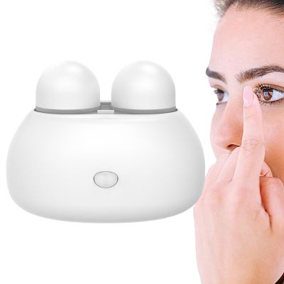 Uitseld Lens Cleaner Machine,2 Min Contacts Cleaner Machine, 56000HZ High-Frequency - Portable Lens Care Tool, Automatic Vibration, Battery Operated for Travel Home