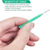 100 Pieces Interdental Brush, Toothpicks Tooth Flossing Head Oral Dental Hygiene Brush,Braces Brush Teeth Cleaner Dental Floss Stick Tooth Cleaning Tool view 3